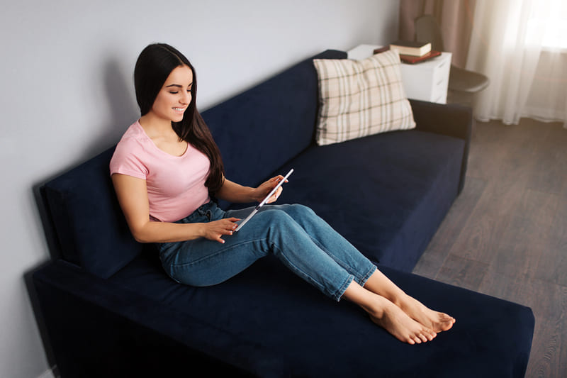 relaks na narożniku